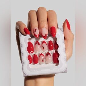 2 for $24 - Celebritips Press-On Nails - 3D Ladybug